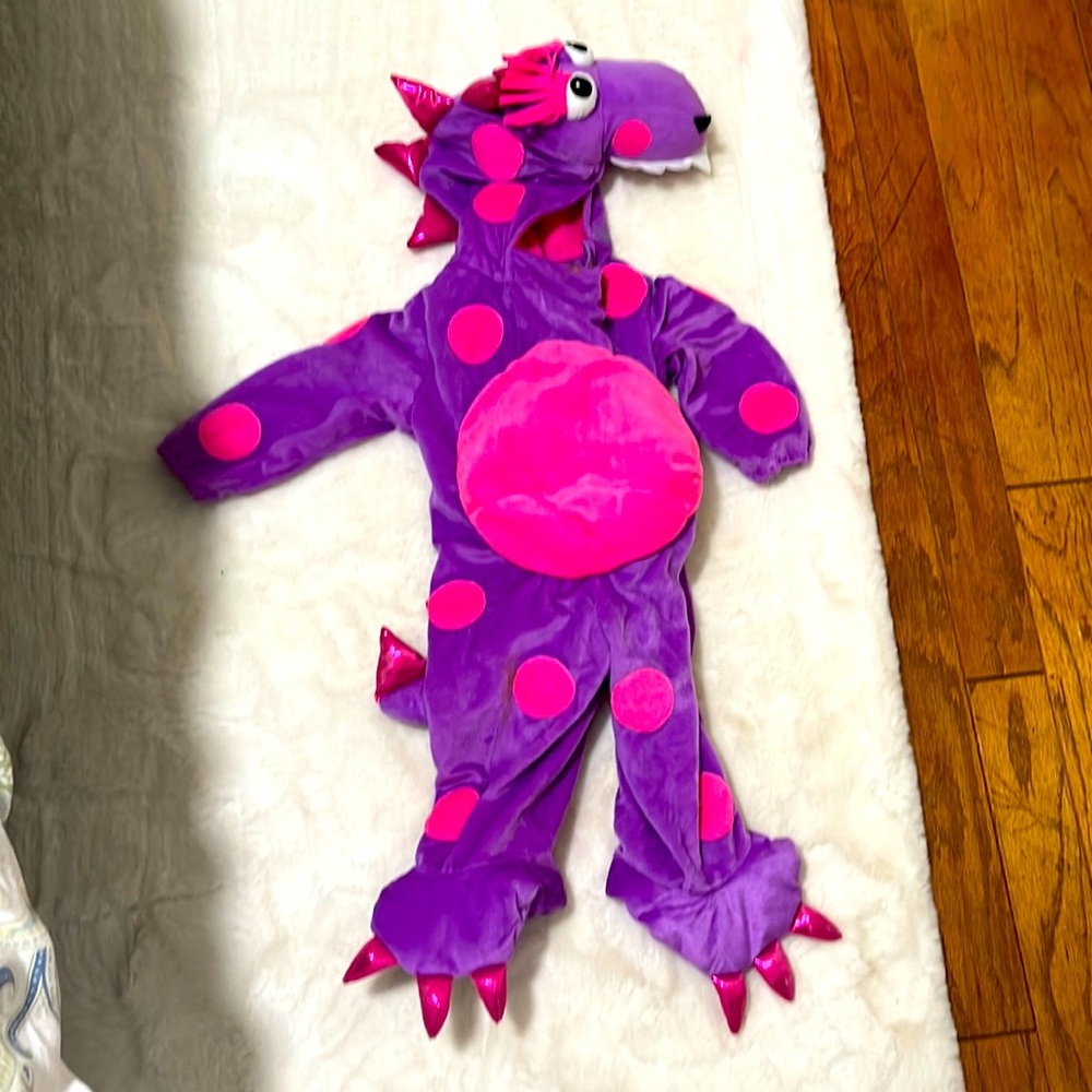 Pink dinosaur or dragon costume- toddler